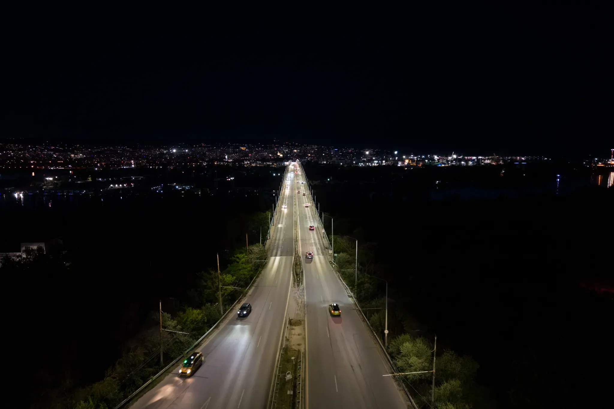 Аспарухов мост — Улично осветление